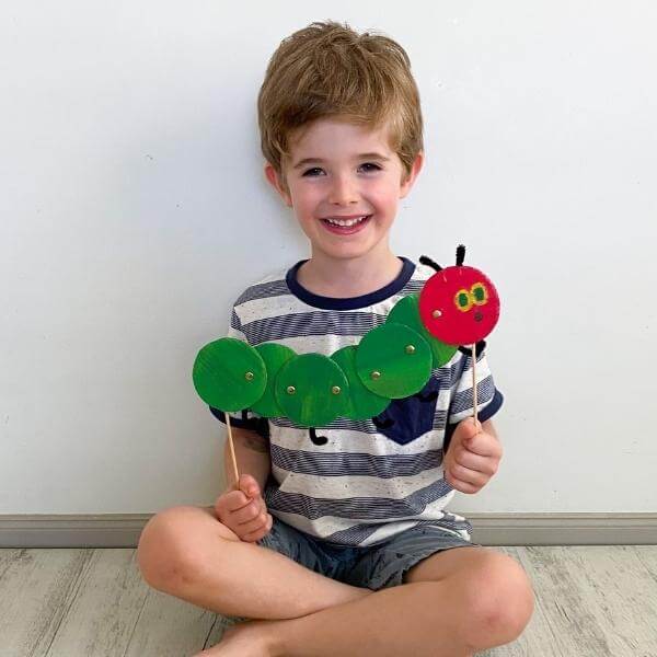 Bookish Crafts with The Very hungry Caterpillar: Create a Puppet
