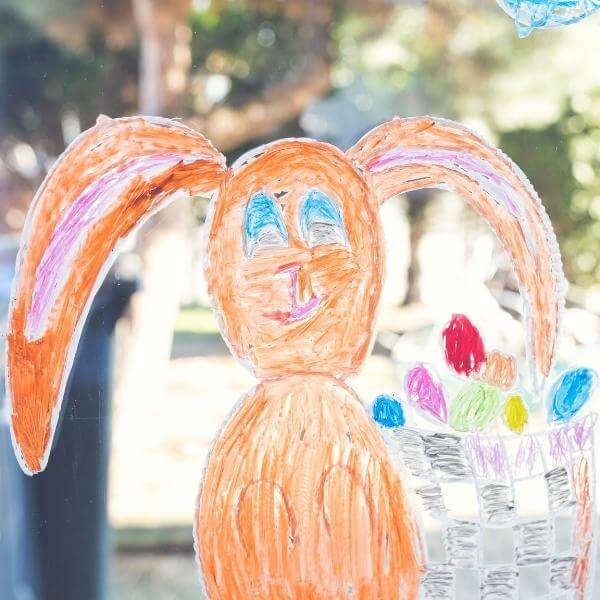 Easter Window Art with Kitpas