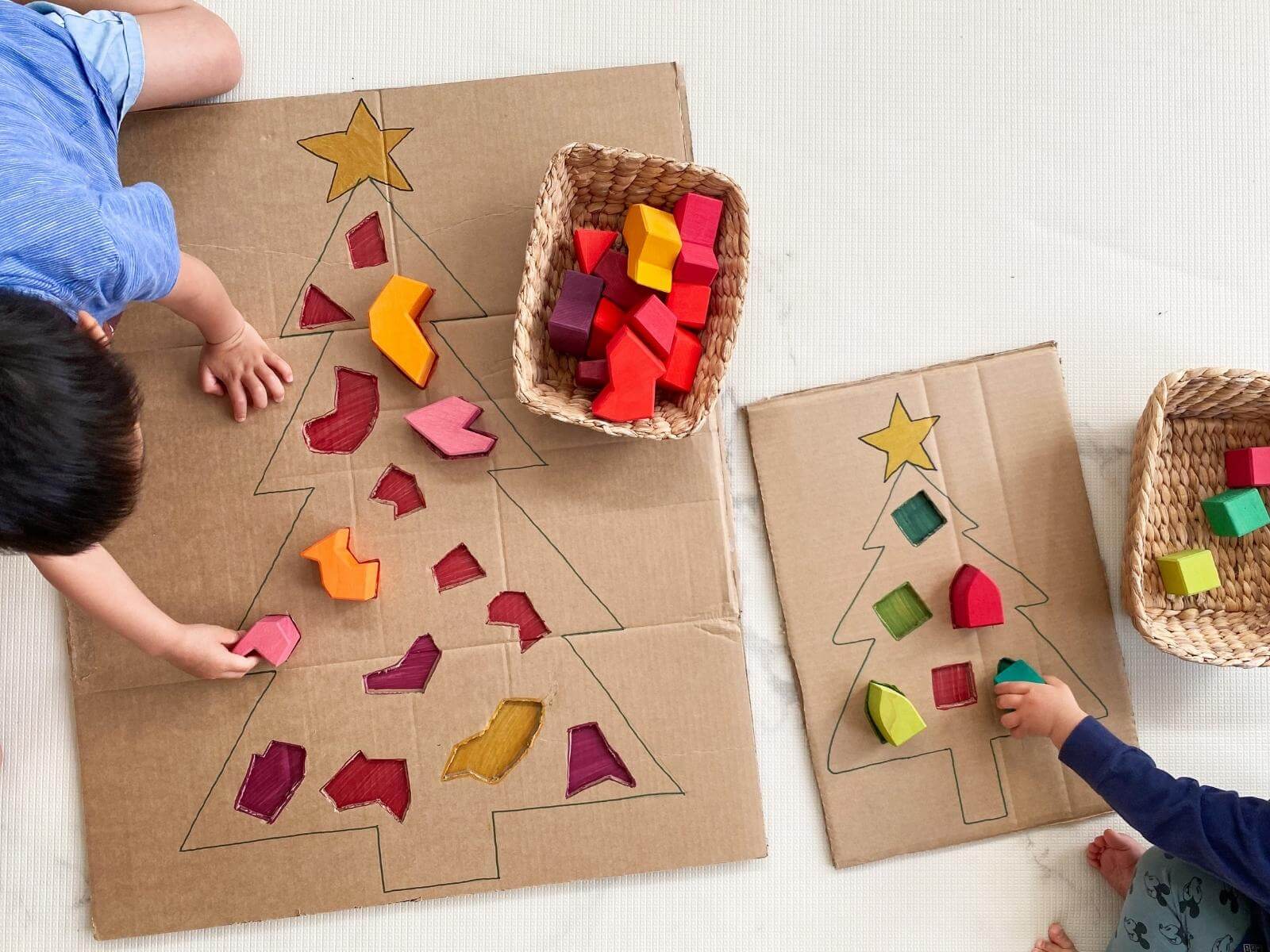 Your Puzzle is ready to go! You can also create a smaller one with more basic shapes for younger children.
