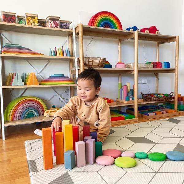 Wooden Toys and Play Activities for Toddlers: Block Play