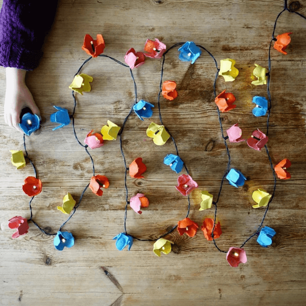 Activity 28: Flower Fairy Lights with Cardboard Rolls & Tubes