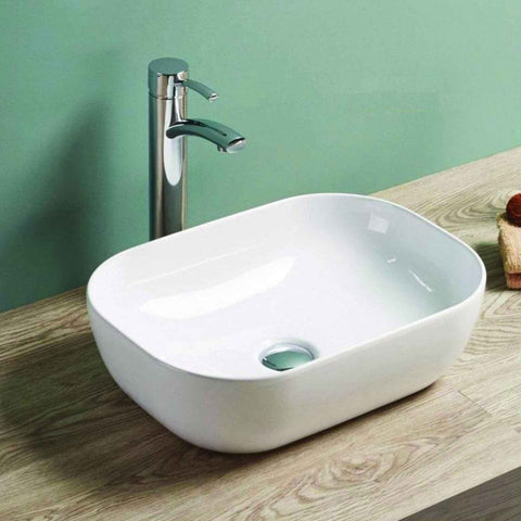 Rita White Countertop Basin