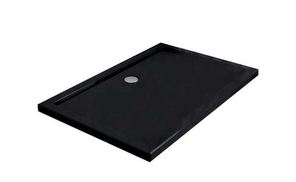 black shower tray