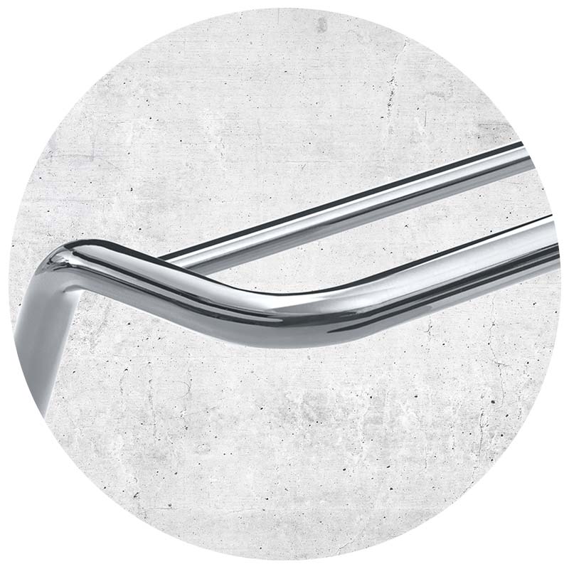 Silia Towel Hanger Chrome Detail