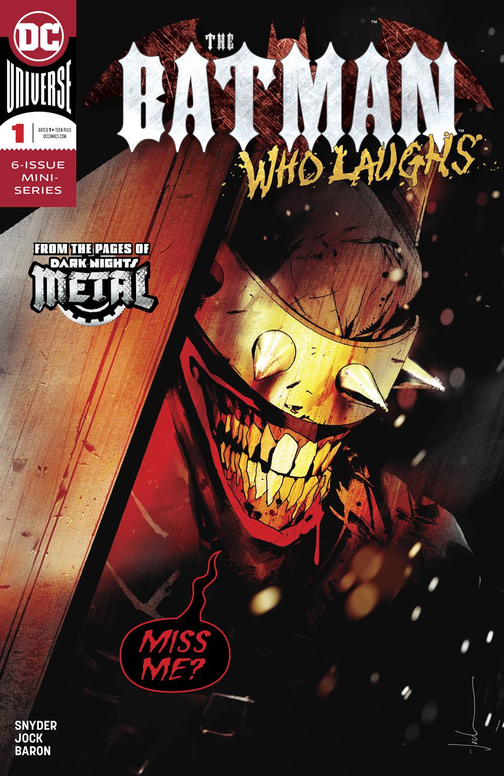 BATMAN WHO LAUGHS THE GRIM KNIGHT #1 DELLOTTO VARIANT 03/13/19 FOC 02/