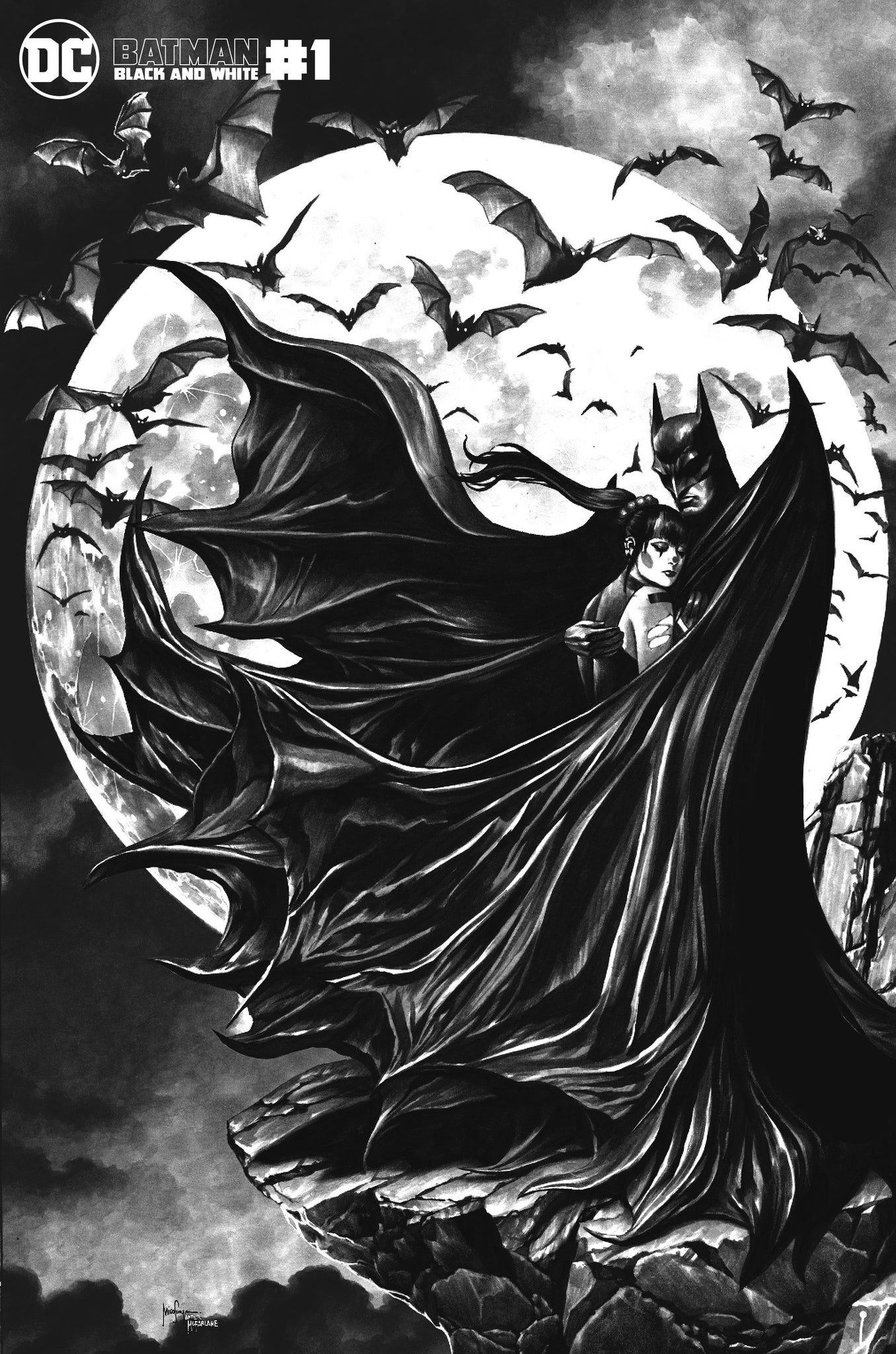 batman black and white 1
