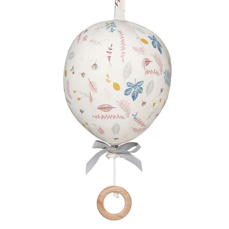 Billede af Cam Cam Copenhagen Musik Mobile - Ballon - Pressed Leaves Rose hos Mammashop.dk