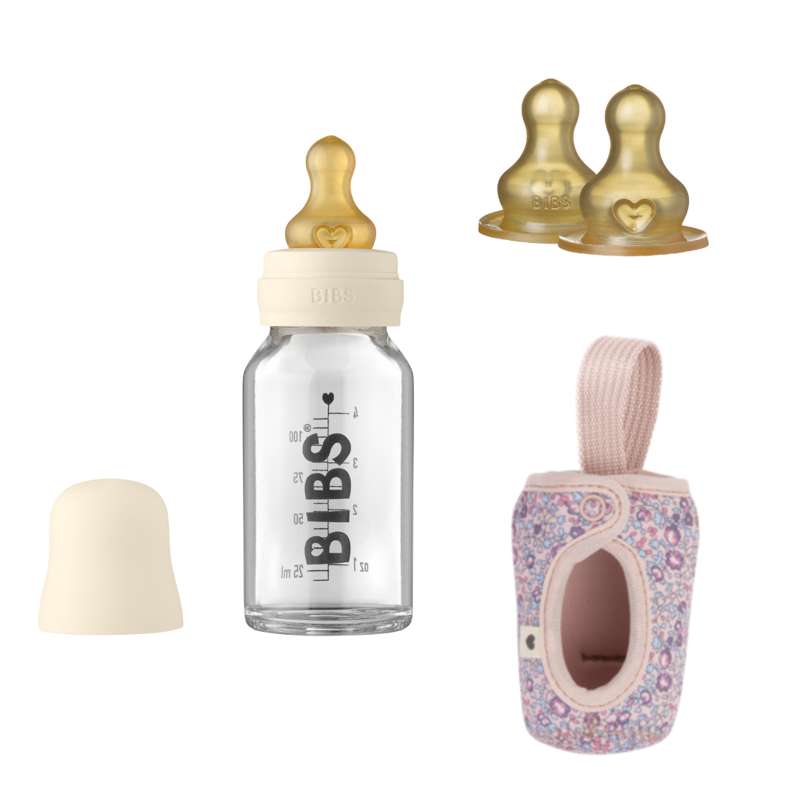 Billede af BIBS Bottle Bundle - No11 - Lille - Ivory/Eloise Blush