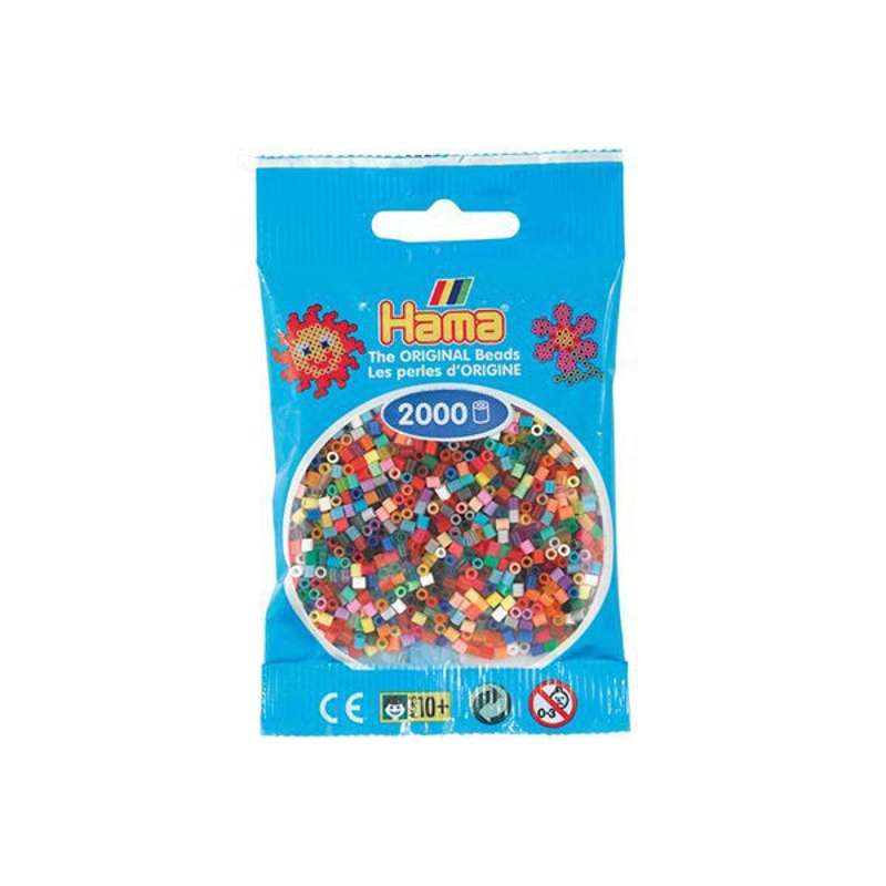 HAMA Mini Perler - 2000 stk. - Mix (501-00)