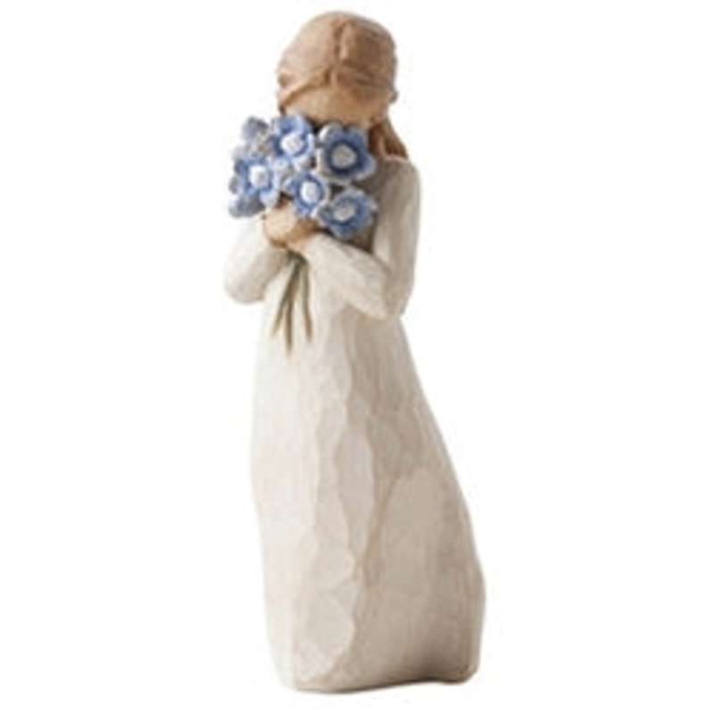 Willow Tree Forget Me Not Figur (pige med forglemmigej) thumbnail