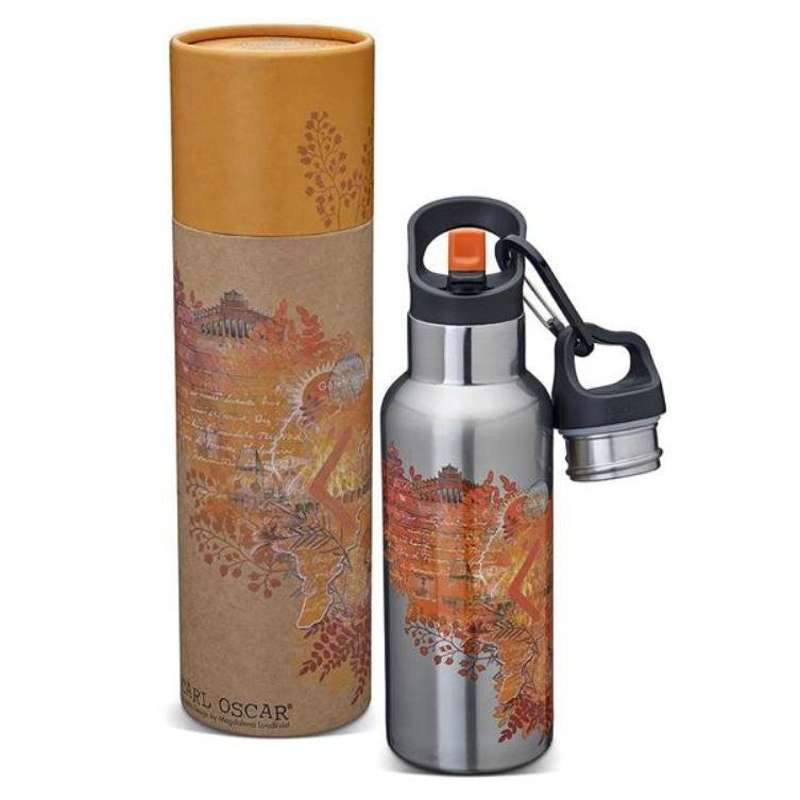 Billede af Carl Oscar Wisdom TEMPflask Termoflaske - 0.5L - Fire (Orange) hos Mammashop.dk