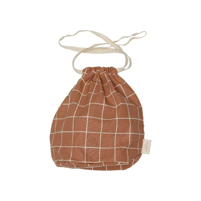 HAPS Nordic Multi Bag Stofpose - Lille - Terracotta Check thumbnail
