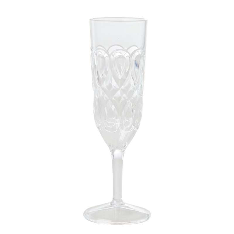 RICE Champagneglas i Akryl - Klar thumbnail