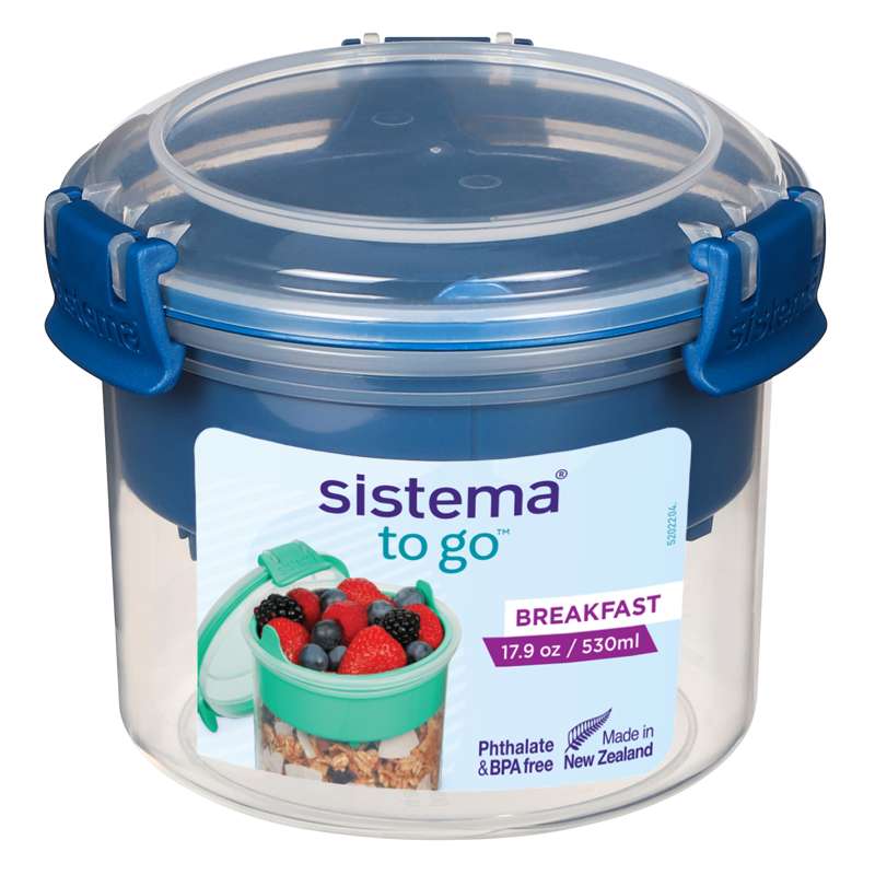 Sistema Snackboks - Breakfast To Go - 530ml - Ocean Blue thumbnail