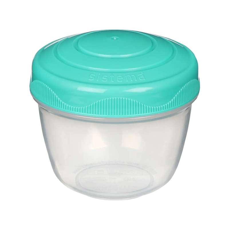 Se Sistema Snackboks - Yoghurt To Go - 150ml - Minty Teal hos Mammashop.dk