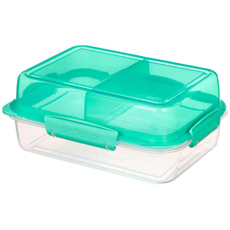 Sistema Madkasse - Lunch Stack To Go Rectangle - 1.8L. - Minty Teal thumbnail