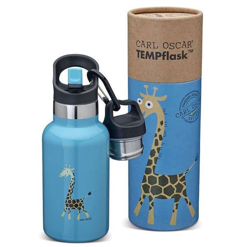 Carl Oscar TEMPflask Termoflaske - 0,35L - Giraf (Turkis)