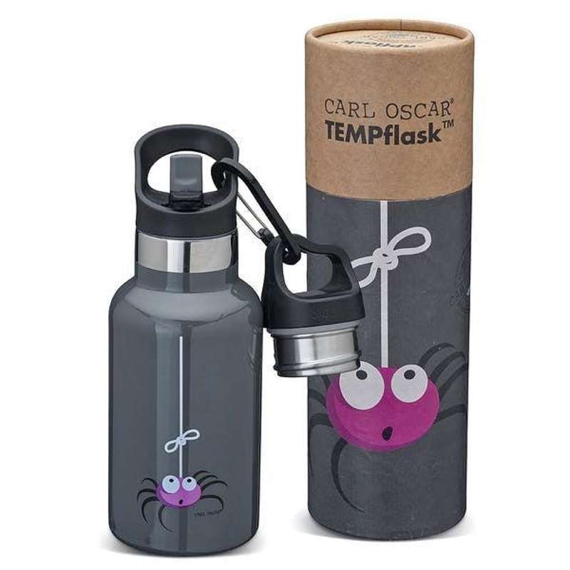Carl Oscar TEMPflask Termoflaske - 0,35L - Edderkop (Grå) thumbnail