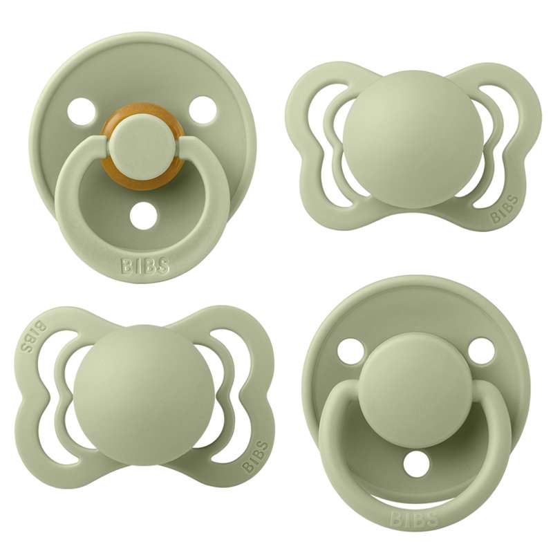 Billede af BIBS Try-It Collection - 4 Forskellige Sutter - Str. 1 - Sage