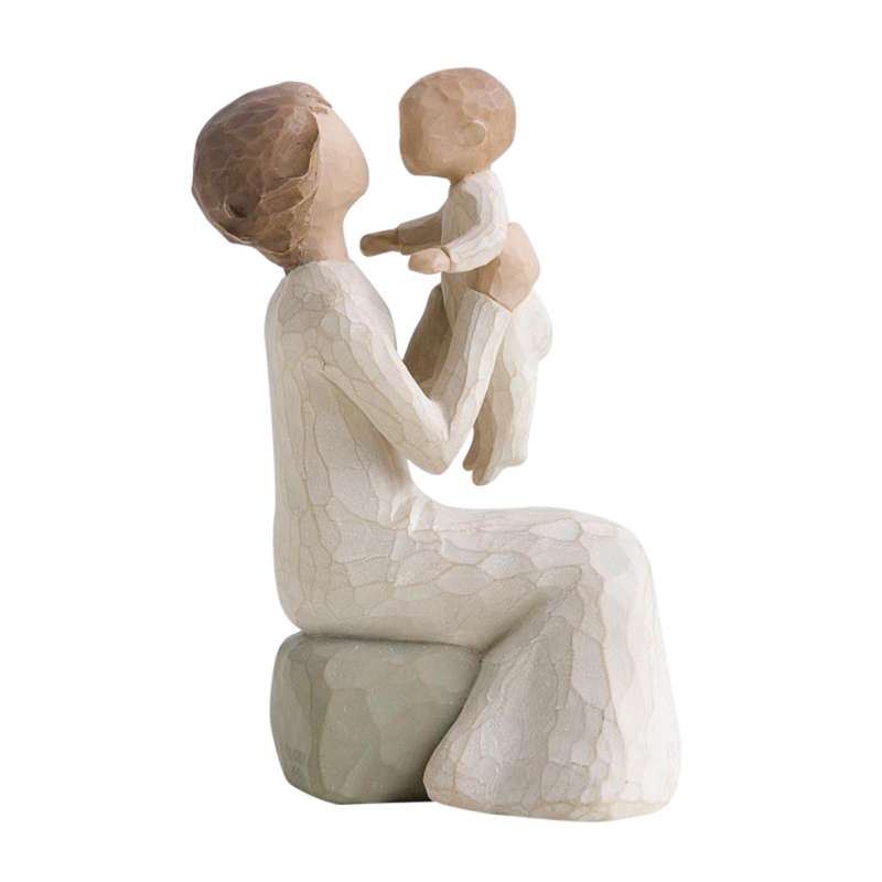 Billede af Willow Tree Grandmother Figur (bedstemor med lille barnebarn) hos Mammashop.dk