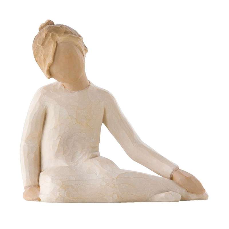 Billede af Willow Tree Thoughtful Child Figur (tænksom pige)