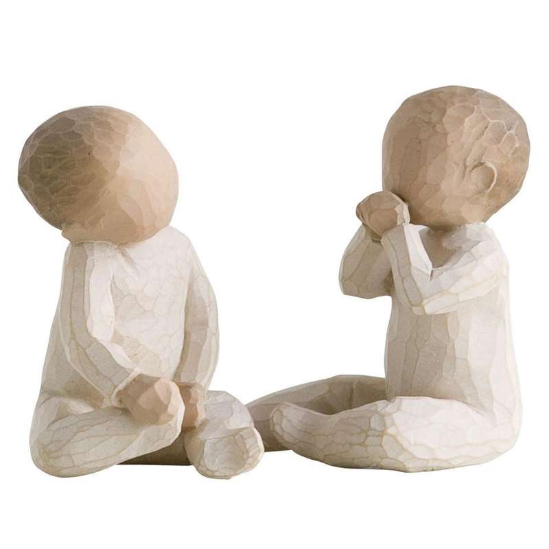 Billede af Willow Tree Two Together Baby Figur (to små tumlinger)