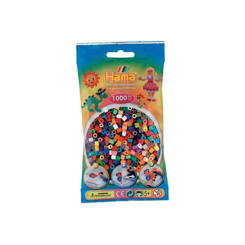 Billede af HAMA Midi Perler - 1000 stk. - Mix 68 (207-68) hos Mammashop.dk