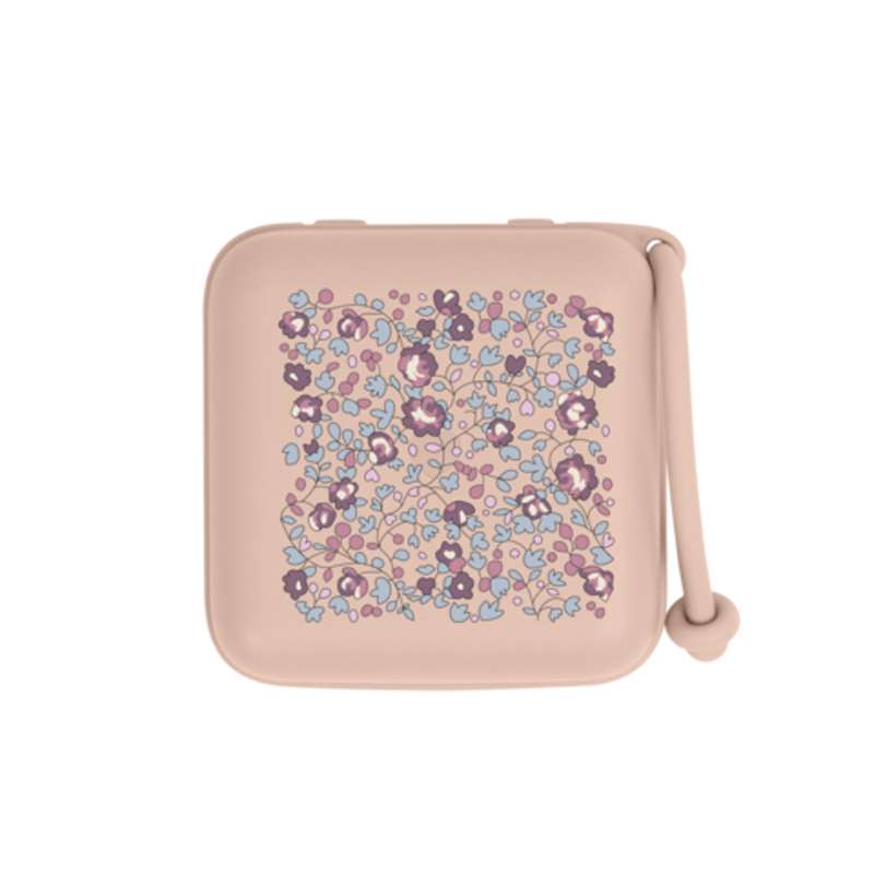 Billede af BIBS Accessories Pacifier Box - Sutteboks - Liberty - Eloise/Blush hos Mammashop.dk