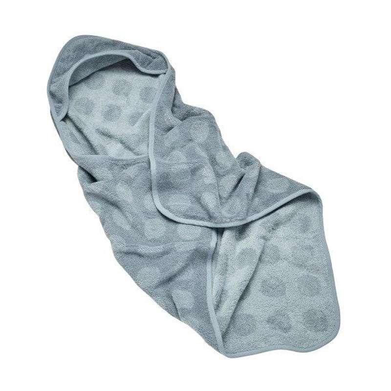 Leander Hoodie Babyhåndklæde - Blueberry thumbnail