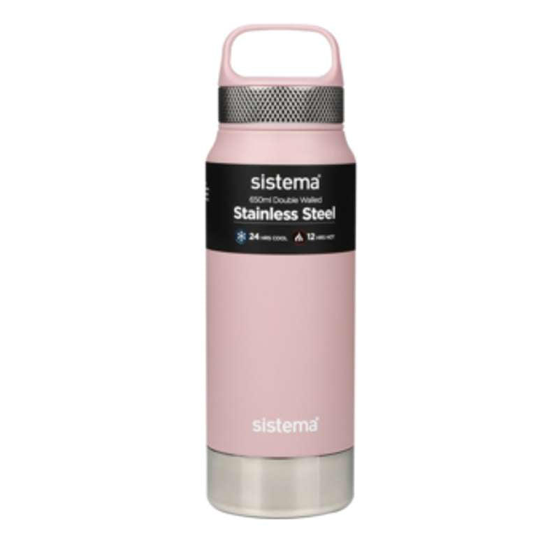 Sistema Termoflaske - Rustfrit Stål - 650ml - Dusty Pink thumbnail