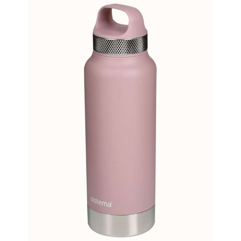 Se Sistema Termoflaske - Rustfrit Stål - 1L - Dusty Pink hos Mammashop.dk