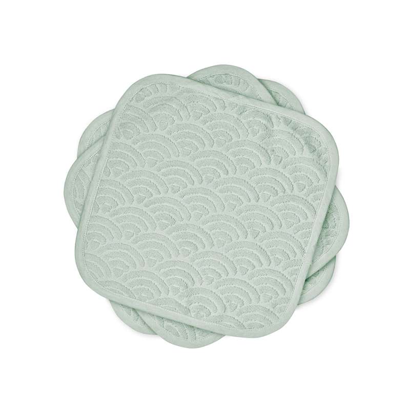 Billede af Cam Cam Copenhagen Vaskeklude - 3-Pak - GOTS - Dusty Green