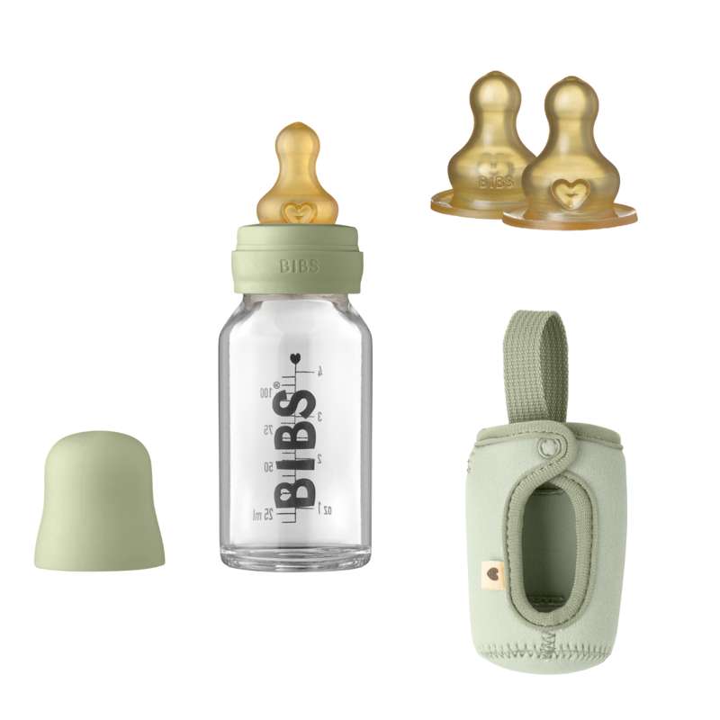 Billede af BIBS Bottle Bundle - No6 - Lille - Sage/Sage