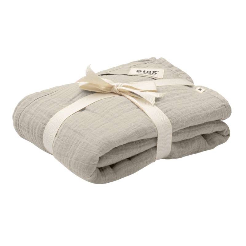 Billede af BIBS Sleep - Muslin Babysvøb - 120x120 cm. - Sand