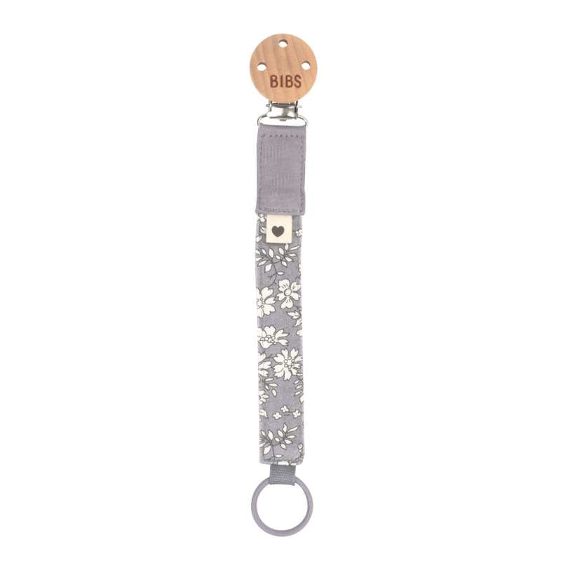 BIBS Accessories - Pacifier Clip Suttesnor - Liberty - Capel/Fossil Grey thumbnail