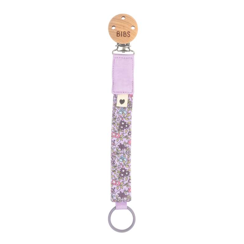 Billede af BIBS Accessories - Pacifier Clip Suttesnor - Liberty - Chamomile Lawn/Violet Sky