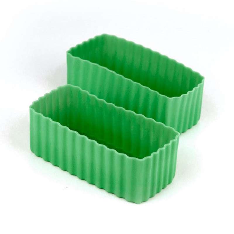 Little Lunch Box Co. Rektangulære Bento Cups - 2 stk. - Green thumbnail