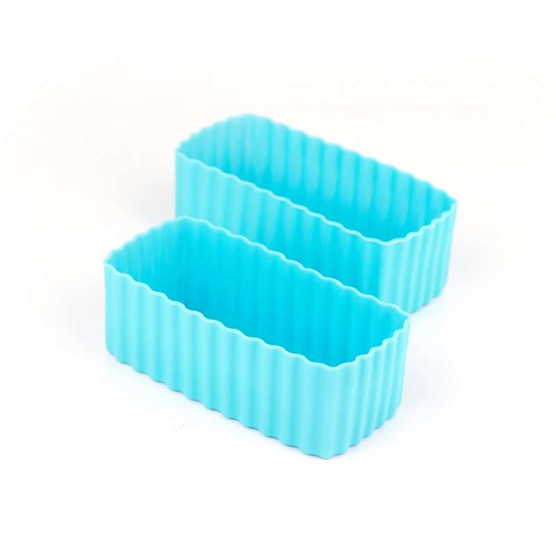 Little Lunch Box Co. Rektangulære Bento Cups - 2 stk. - Light Blue thumbnail