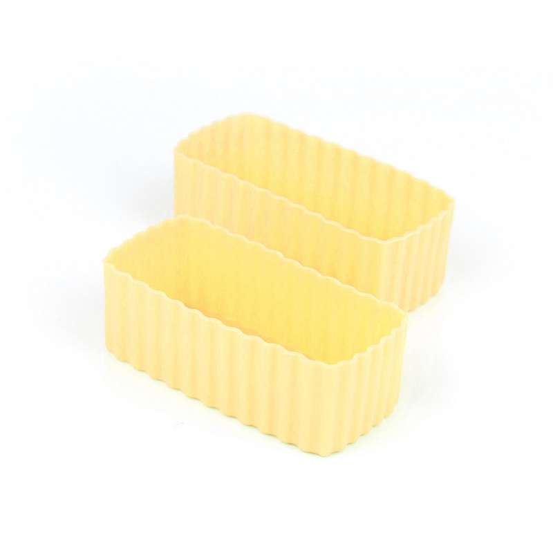 Little Lunch Box Co. Rektangulære Bento Cups - 2 stk. - Yellow thumbnail