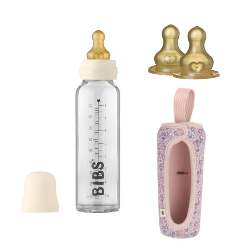 Billede af BIBS Bottle Bundle - No11 - Stor - Ivory/Eloise Blush