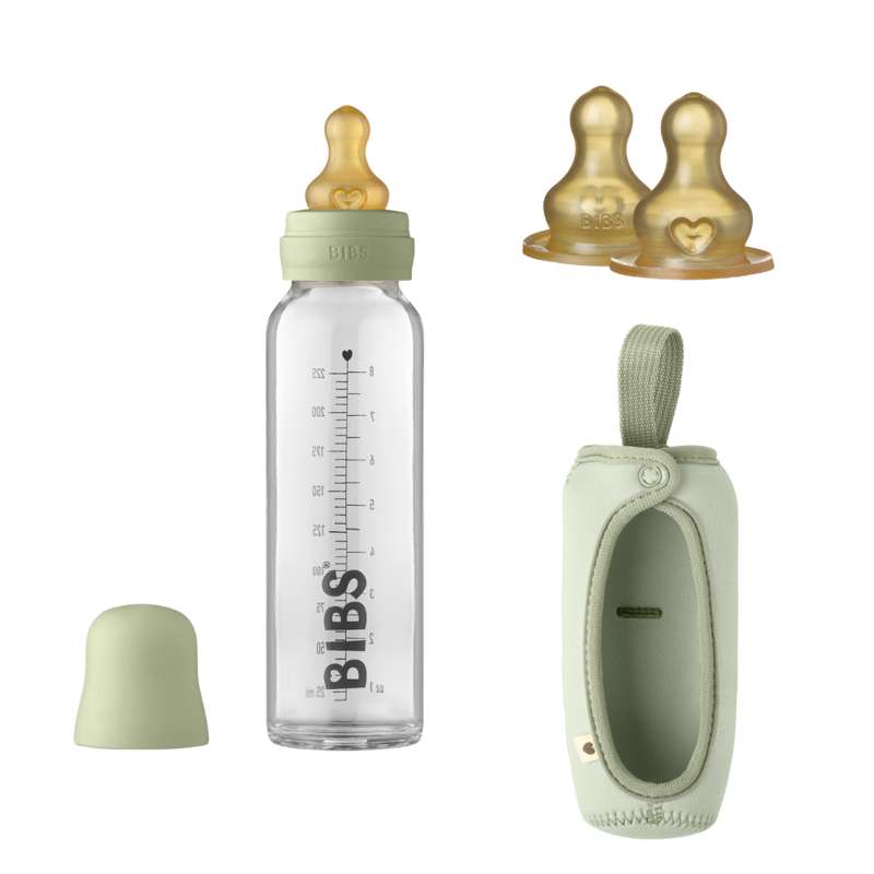 Billede af BIBS Bottle Bundle - No6 - Stor - Sage/Sage