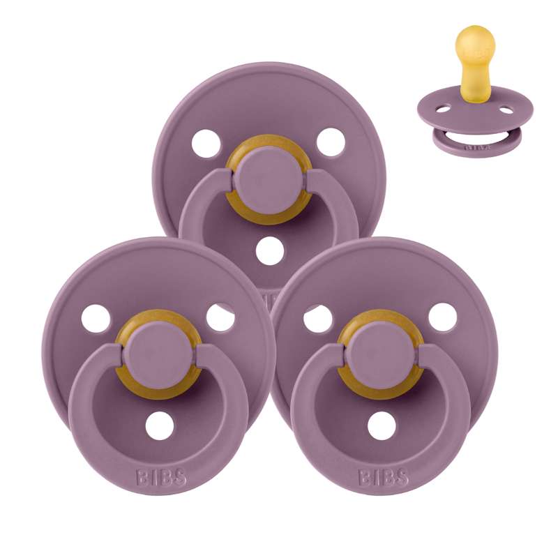 Billede af BIBS Rund Colour Sut - Sampak - 3 stk. - Str. 2 - Mauve