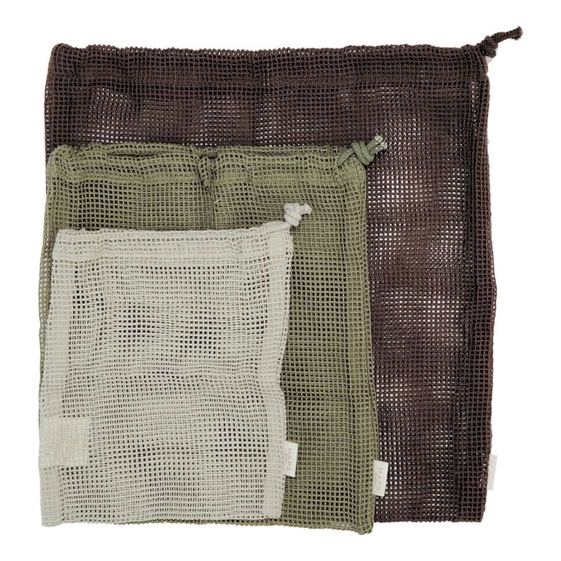 HAPS Nordic Mesh Bags Opbevaringsposer - 3-Pak - Forest Mix thumbnail