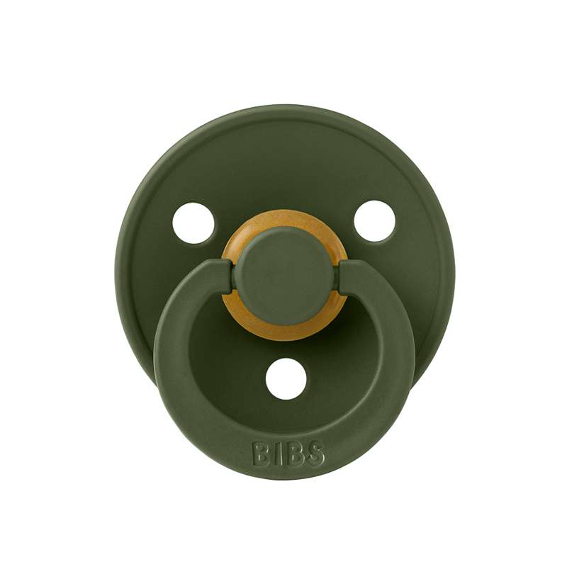 BIBS Symmetrisk Colour Sut - Str. 2 - Naturgummi - Hunter Green