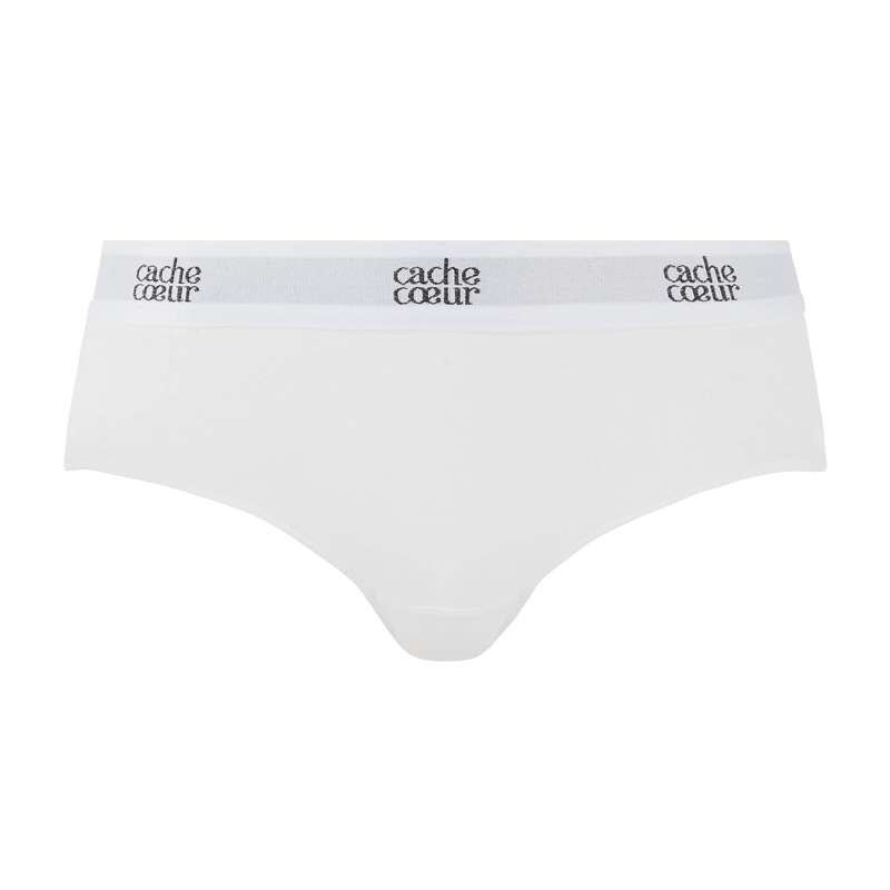 Cache Coeur Life - Maternity low waist brief- trusser- White thumbnail