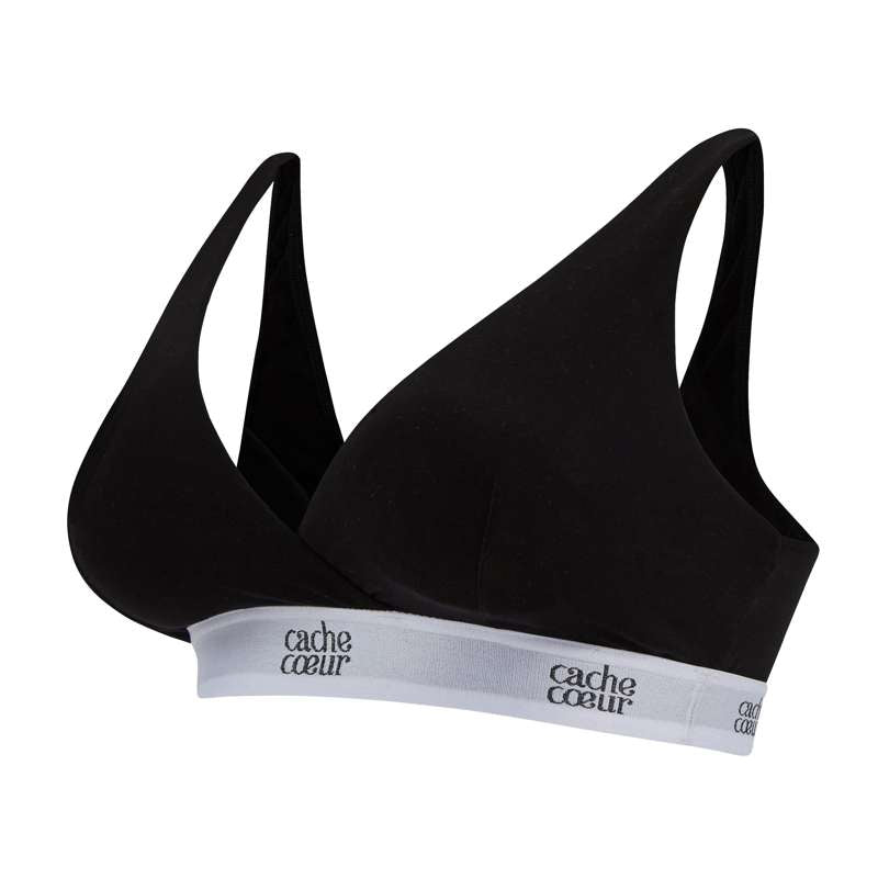 Cache Coeur Life - Maternity and breastfeeding bra- Black thumbnail