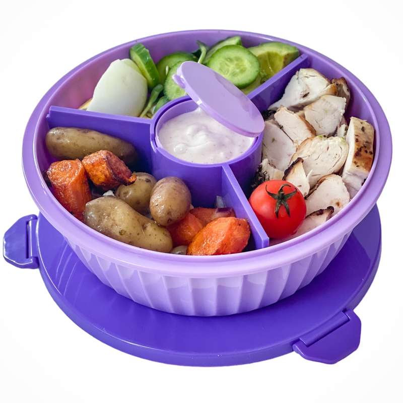 Billede af Yumbox Madkasse - Poke Love Bowl - 4 rum - Maui Purple