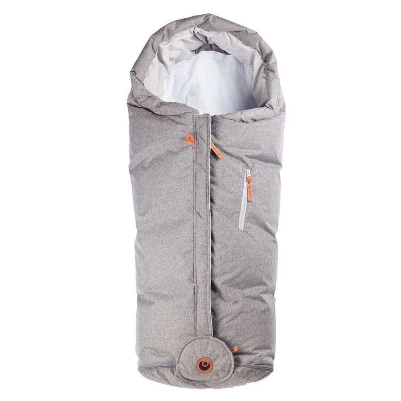 Easygrow Kørepose Hood Norse - Grey Melange