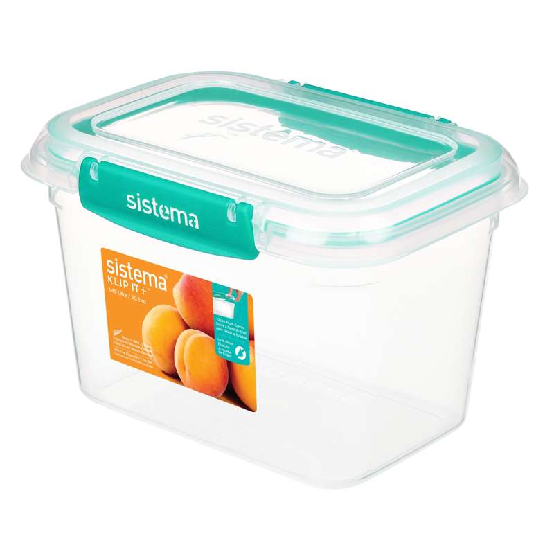 Sistema Madopbevaring - Klip It Plus - Rectangle - 1.49L - Mint