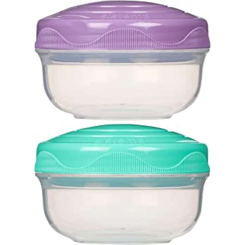 Sistema Snackboks - Portion Pod - 2-Pak - 210ml - Minty Teal/Misty Purple